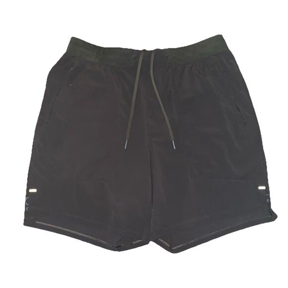 Lululemon Men's License To Train Shorts Military Green Large 7" - Picture 1 of 9